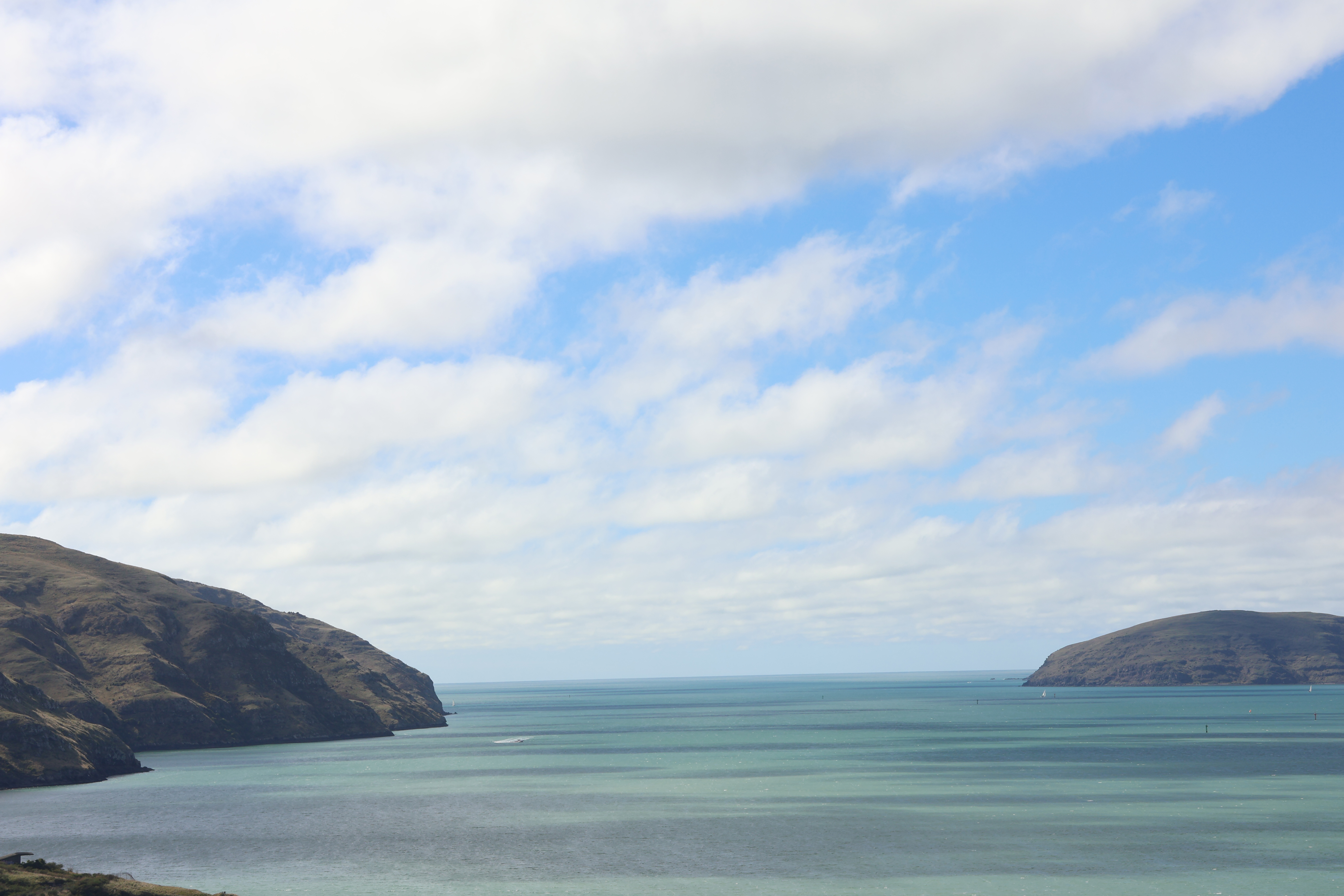 landscape over sea