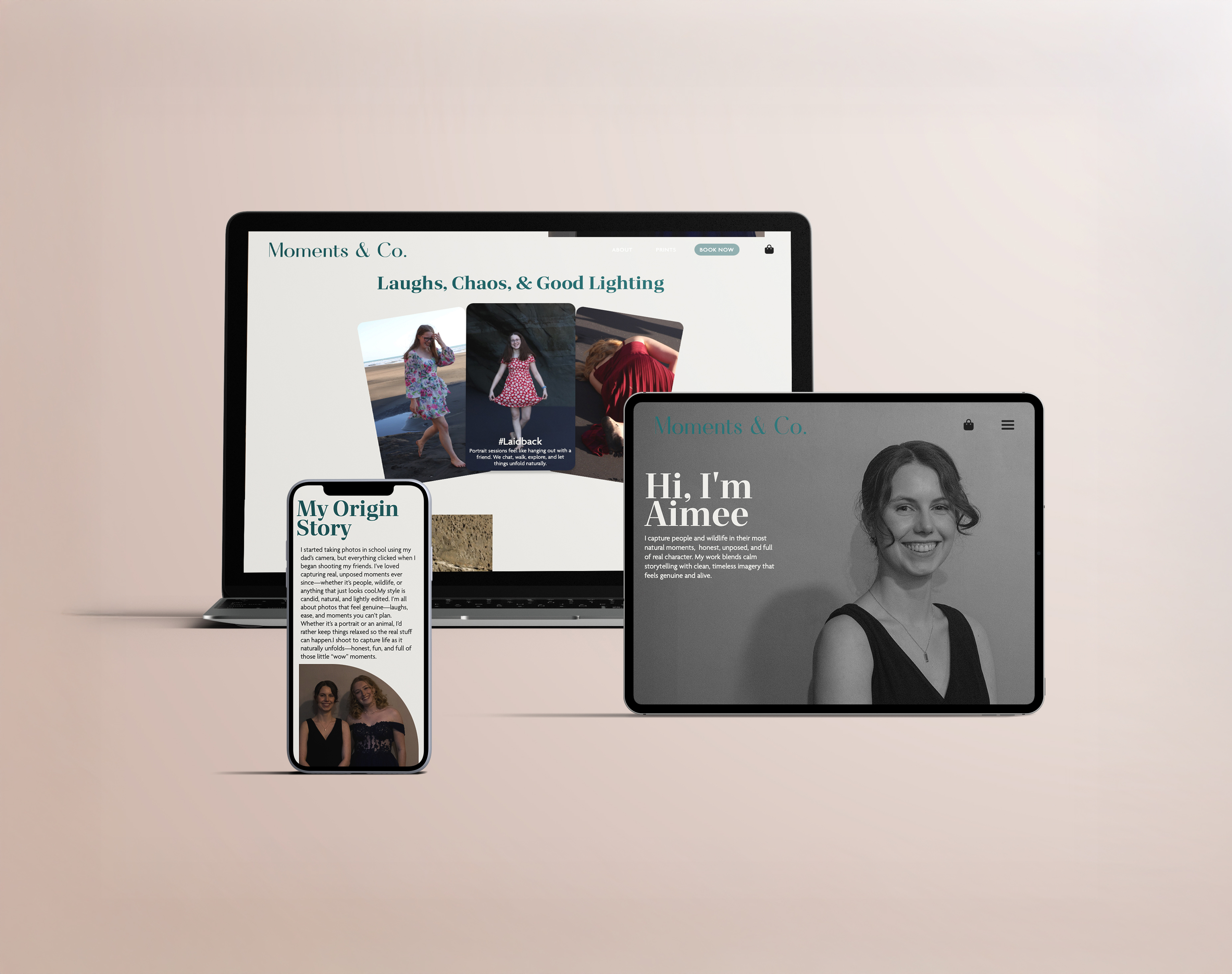 3 screen size mockup