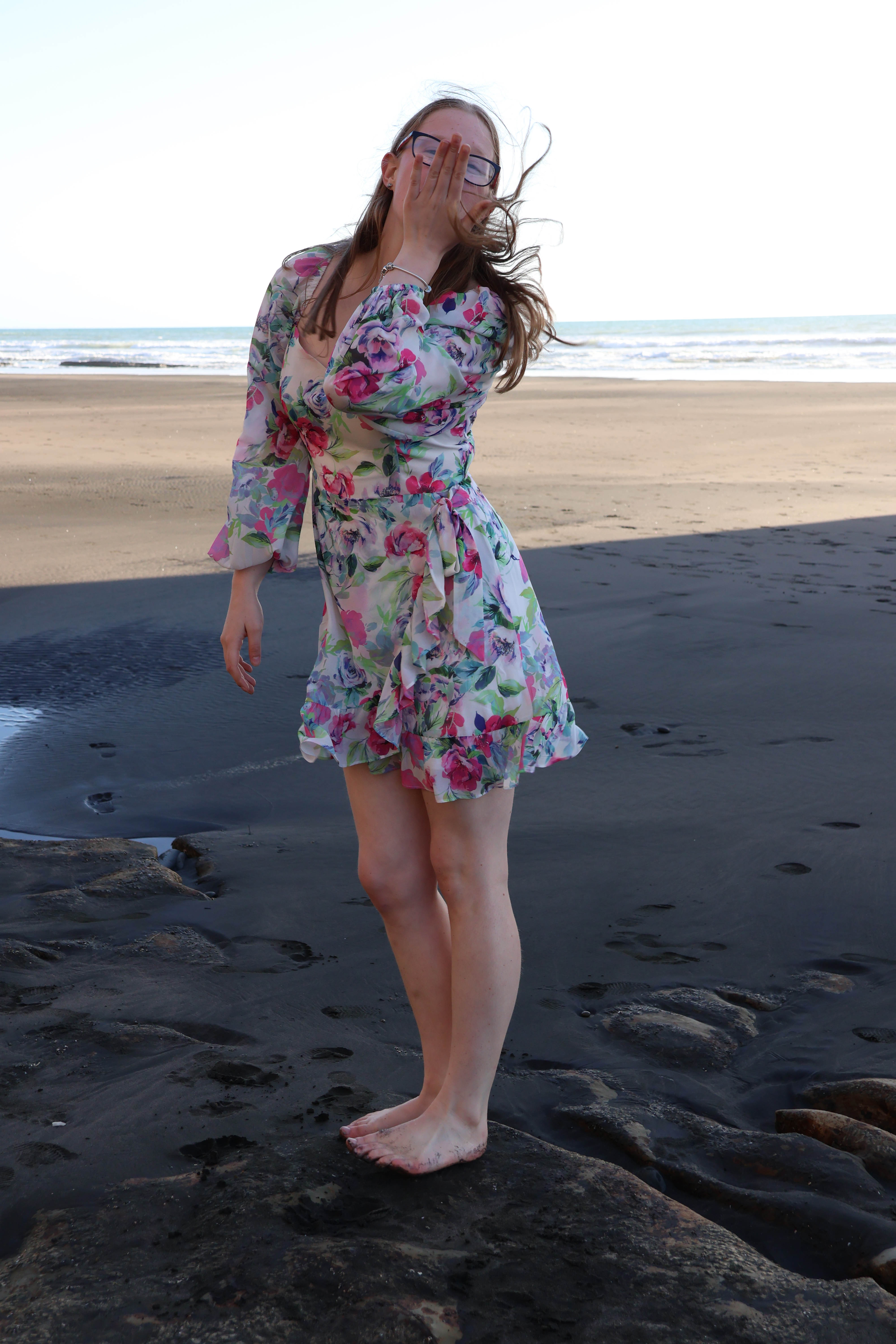 girl on beach