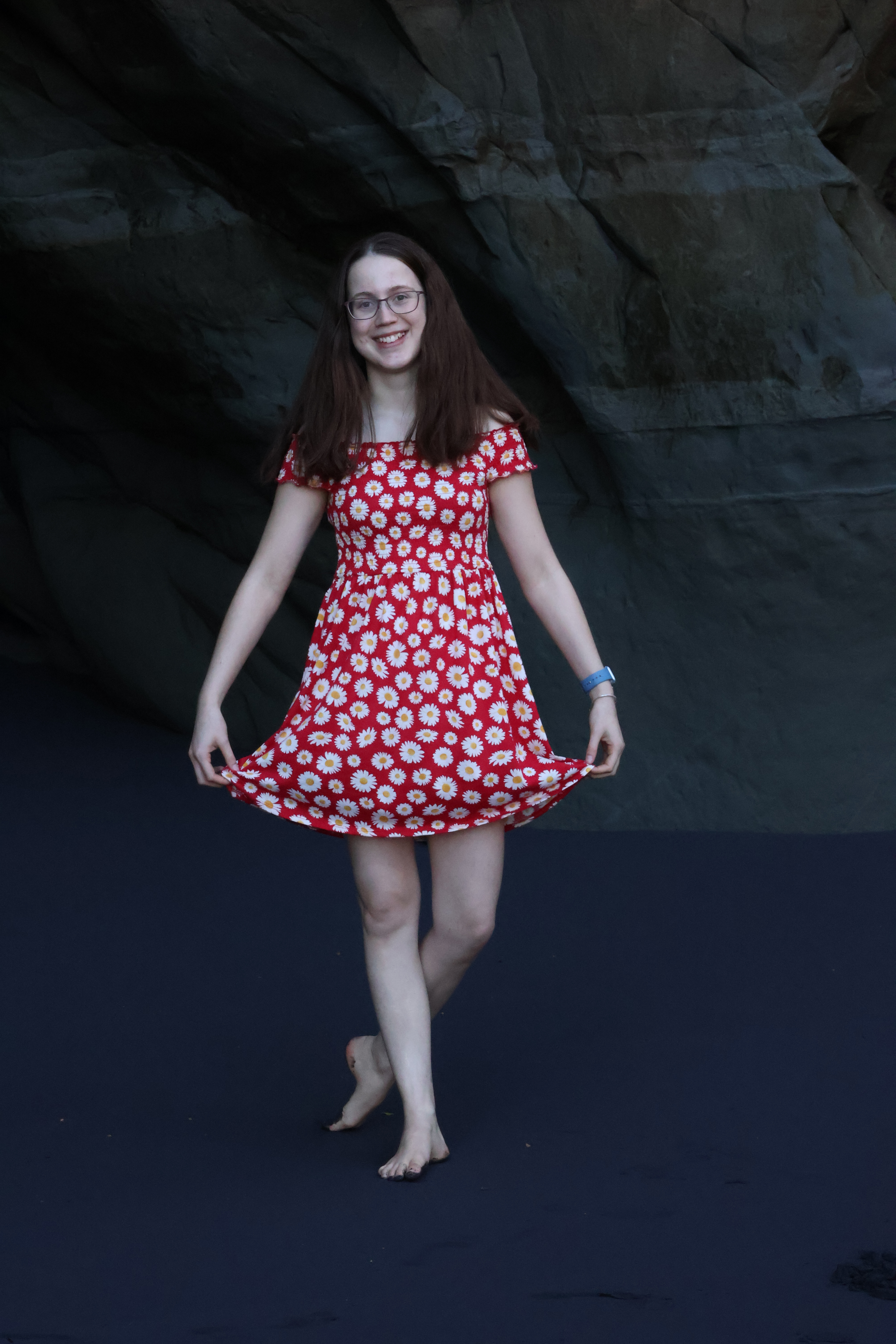 girl on beach