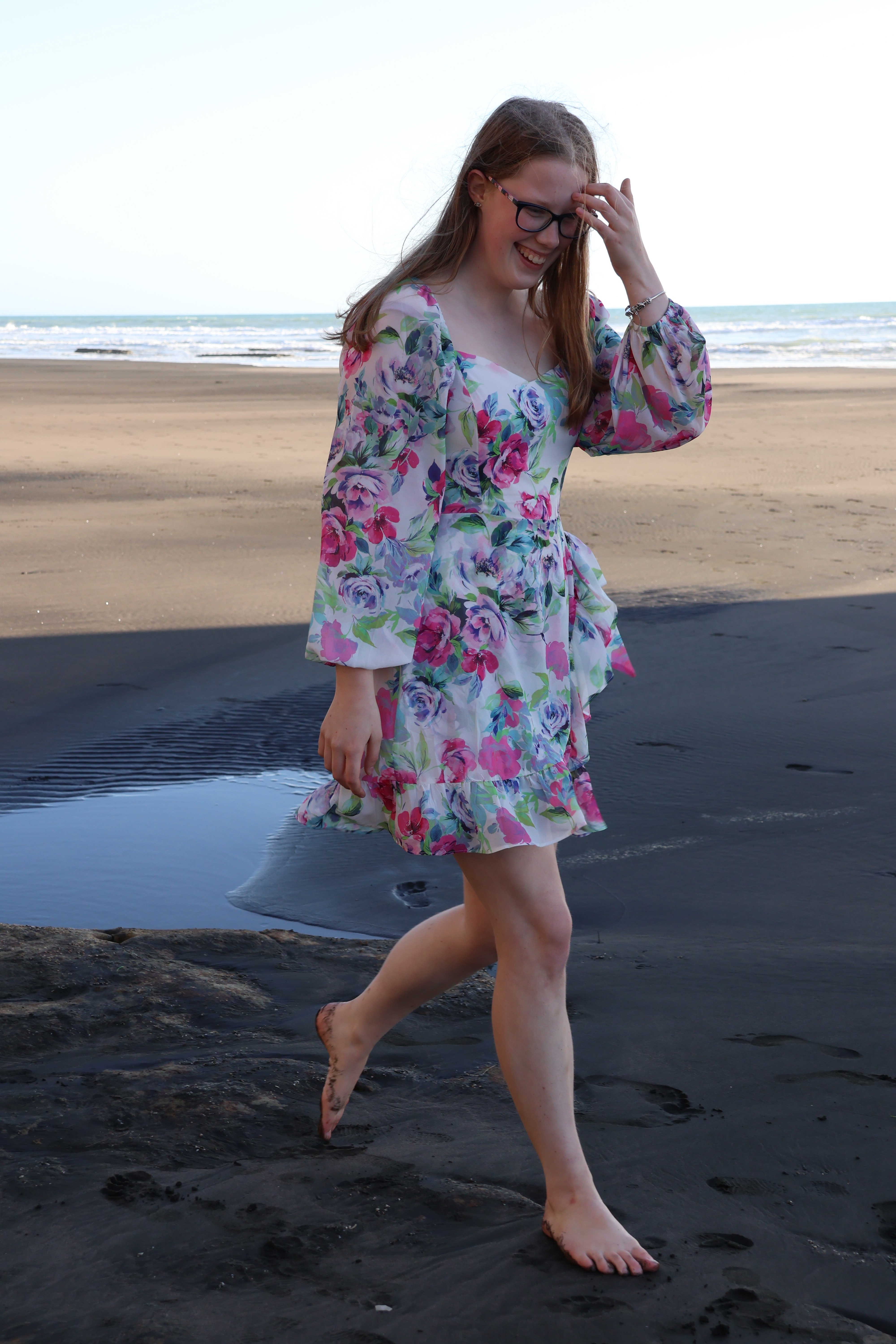 girl on beach