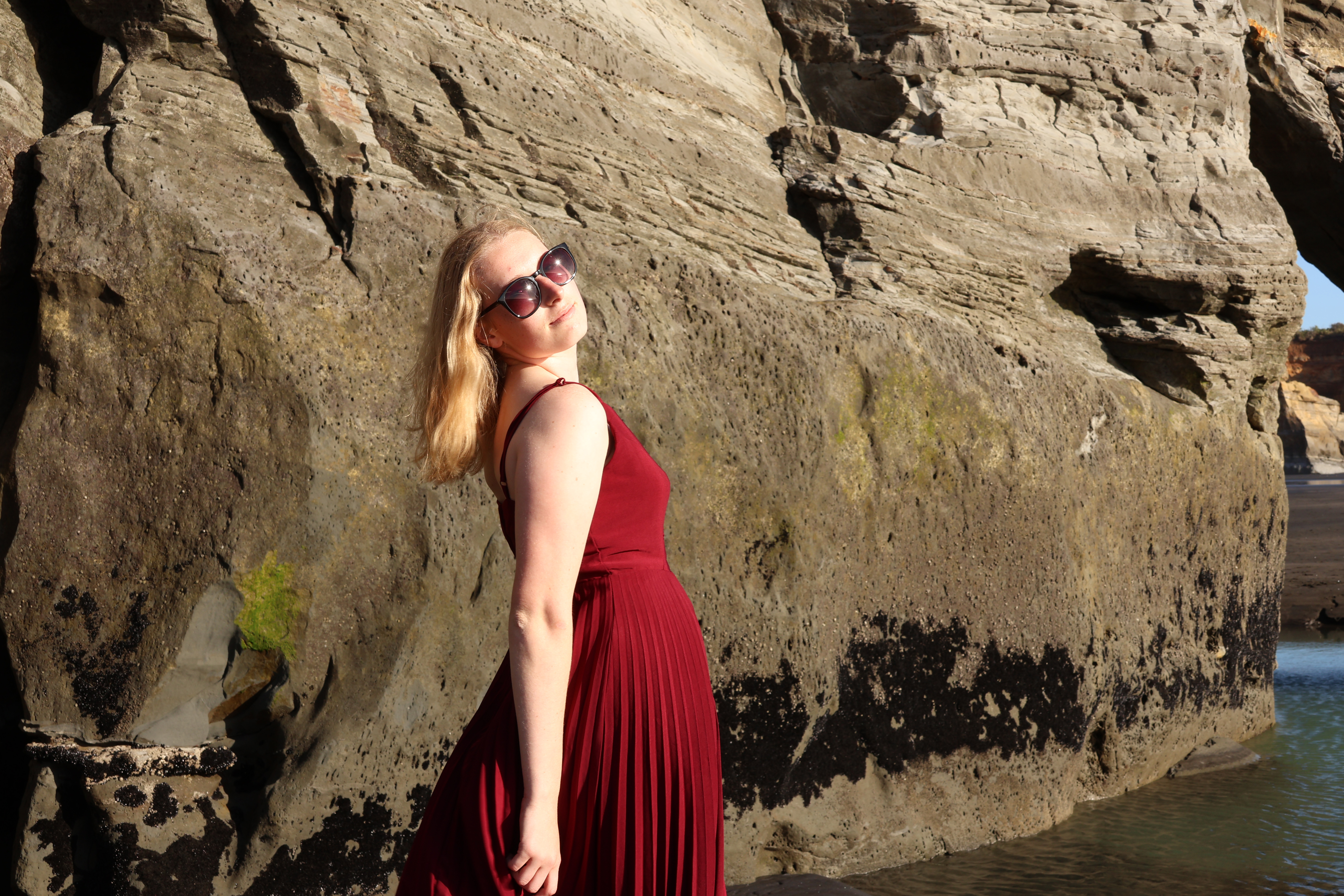 girl on beach